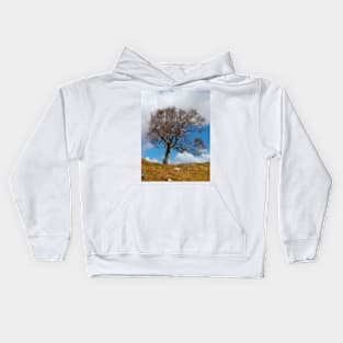 A single tree, Dumfries and Galloway Kids Hoodie